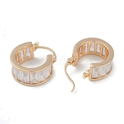 Orecchini a cerchio in zirconi chiari&nbsp;EJEW-L292-018G