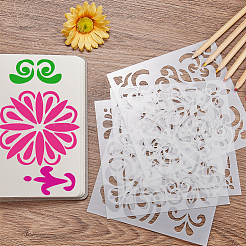 Plantillas de plantillas de pintura dibujo plástico&nbsp;DIY-CP0001-20