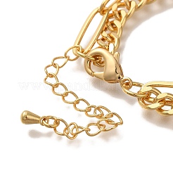 Wort Spaß Messing Micro Pave Zirkonia Karte Papier Kette Armbänder&nbsp;BJEW-L696-103G