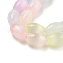 Stränge natürlicher Selenitperlen in Macaronfarbe&nbsp;X1-G-B102-A01-01