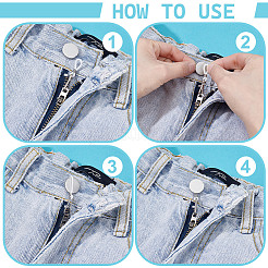 40 Stück Silikon-Reißverschlusshalter oben für Jeans&nbsp;HJEW-NB00229