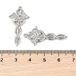 Pendenti in zirconi cubici trasparenti in micro pavè di ottone&nbsp;KK-Q816-16P