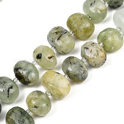Natur Prehnit Perlen Stränge&nbsp;G-F796-B06-01