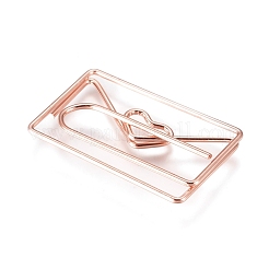 Enveloppe avec trombones en fer en forme de coeur&nbsp;X-TOOL-L008-018RG