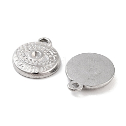 Pendentifs en acier inoxydable 304 anti-ternissement avec strass&nbsp;STAS-P364-03P