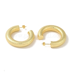 Orecchini a bottone in ottone con placcatura a cremagliera&nbsp;EJEW-P272-04B-G