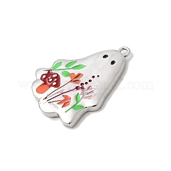 Pendentifs d'émail en laiton &nbsp;KK-L258-09D