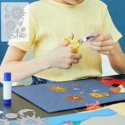Kohlenstoffstahl Schneidwerkzeuge Schablonen&nbsp;DIY-WH0309-1953