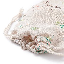 Baumwolle Verpackung Beutel Kordelzug Taschen&nbsp;ABAG-S003-07A