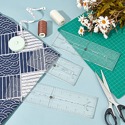 3 Stück Acryl-Quiltschablone im 3-Stil&nbsp;DIY-WH0568-39