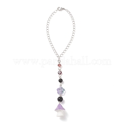 Décorations de pendentif mauvais œil au chalumeau faites à la main&nbsp;HJEW-JM00710