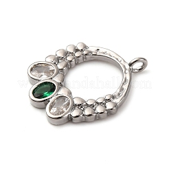 Ottone micro spianare pendenti zirconi&nbsp;KK-P308-77P