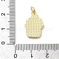 Pendentifs d'émail en laiton &nbsp;KK-P338-39G-01