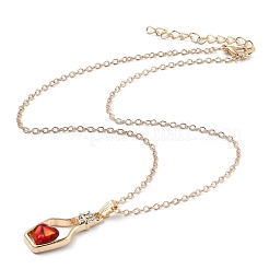 Résine alliage pendentifs&nbsp;NJEW-B0003-04LG