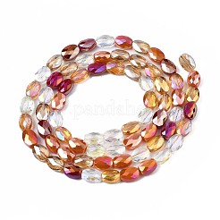 Chapelets de perles en verre électroplaqué&nbsp;X-EGLA-S194-17B