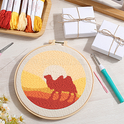 Kits de démarrage de broderie au poinçon&nbsp;DIY-WH20007-13A
