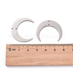 201 breloques à maillons en acier inoxydable à 2 boucle&nbsp;STAS-N090-LA039-P