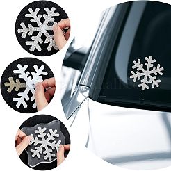 4 Stück 2 Stil Schneeflocke & Schmetterling Glitzer Hotfix Strass&nbsp;DIY-FH0003-49