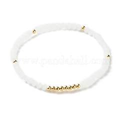 Set di braccialetti di stirata dei branelli di vetro&nbsp;BJEW-JB06575-02