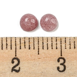 Cabochons teints en jade blanc naturel&nbsp;G-H309-03-13