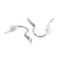 Anlaufgeschützte französische Haken aus chirurgischem Edelstahl 316 mit Spirale&nbsp;X-STAS-E163-58P