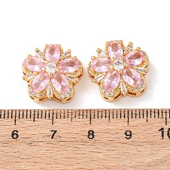 Perles de zircone cubique micro pave en Laiton&nbsp;KK-A284-19G-03