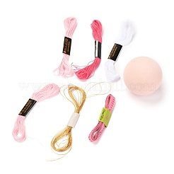Kit di palline temari ricamo fai da te&nbsp;DIY-I064-B03