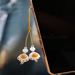 1pc résine avec cordon en nylon accessoires de décoration mobile&nbsp;HJEW-LP0002-13E
