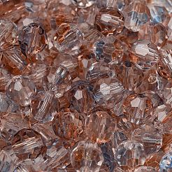 Transparente Farben runde Glasperlen&nbsp;SEED-F006-04A-03