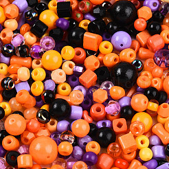 Perline di vetro a tema Halloween&nbsp;X-SEED-N007-13J