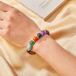 7 kits de fabrication de bracelet chakra&nbsp;DIY-SZ0006-32