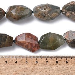 Natürlichen grünen lodolite Quarzperlen Stränge&nbsp;G-L650-N01-01