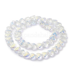 Placcare trasparente perle di vetro fili&nbsp;EGLA-R114-02A-AB02