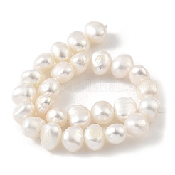 Brins de perles de culture d'eau douce naturelles&nbsp;PEAR-A006-08F