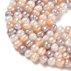 Fili di perle di perle d'acqua dolce coltivate naturali&nbsp;PA-CBAC463-05