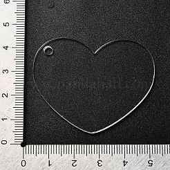 Pendenti vuoti acrilici trasparenti&nbsp;TACR-Z003-01E