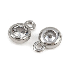 Pendenti in ottone con zirconi cubici&nbsp;KK-H078-07P