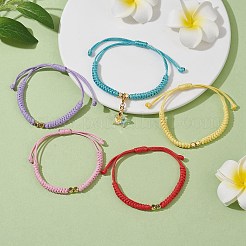 Geflochtenes Perlenarmband aus Messing&nbsp;BJEW-JB09974