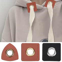 90 Stück 3 Stil PU-Leder mit Ösen aus Eisen&nbsp;FIND-GF0003-07