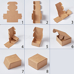 Caja de papel kraft&nbsp;X-CON-WH0036-01