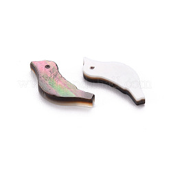 Natürliche schwarze Lippe Muschelperlen&nbsp;SSHEL-T014-28