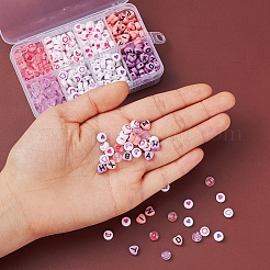 8 Stil rosa & lila Serie undurchsichtige Acrylperlen&nbsp;MACR-YW0001-50