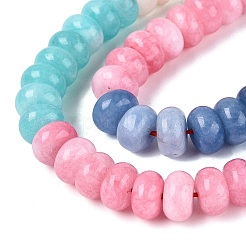 Chapelets de perles de jade blanche naturelle&nbsp;G-Q613-01F-41