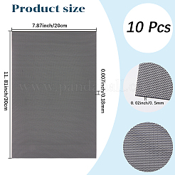 Feuilles de plastique PVC avec trou&nbsp;AJEW-WH20006-262A-01