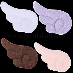 40 stücke 4 farben stoff ornamente zubehör&nbsp;AJEW-GF0012-68