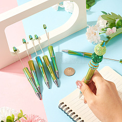 Bolígrafos de plástico con cuentas&nbsp;DIY-BT0001-60E