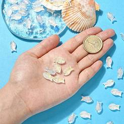 50 Stück handgefertigte Bunte Malerei-Fischperlen&nbsp;LAMP-CJ0001-60