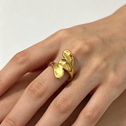 Anillos abiertos de acero inoxidable 304 para mujer&nbsp;WGF0965-01