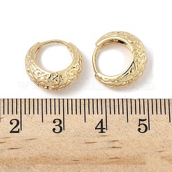 Orecchini a cerchio in ottone&nbsp;EJEW-D320-16G