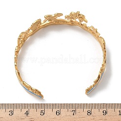 304 Edelstahl-Emaille-Armreife für Damen&nbsp;BJEW-A053-01G